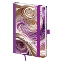 Kapesní diář A6 Vario Matragi Violet s gumičkou