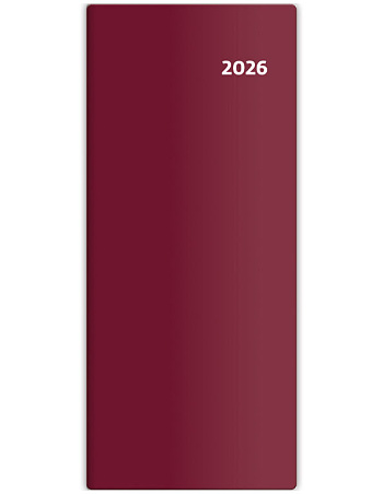 Měsíční diář Torino bordó