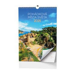 Kalendář Nástěnný kalendář - Pohádková místa světa  - A3
