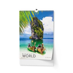 Kalendář Nástěnný kalendář - Beautiful world - A3