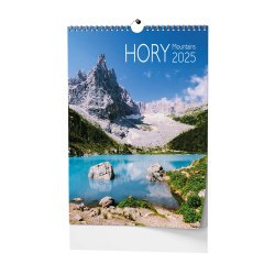 Kalendář Nástěnný kalendář - Hory - A3