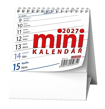 Stolní kalendář - MINI kalendář