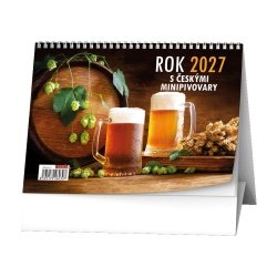 Stolní kalendář - Rok 2027 s českými minipivovary