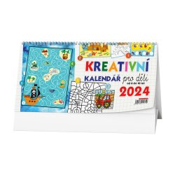 Kalendář Stolní kalendář - Kreativní kalendář pro děti