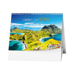 Kalendář Stolní kalendář - Obrázky z cest