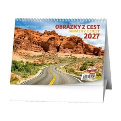 Stolní kalendář - Obrázky z cest