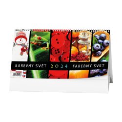 Kalendář Stolní kalendář - Barevný svět