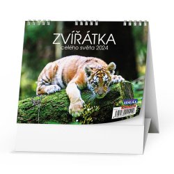 Kalendář Stolní kalendář - IDEÁL - Zvířátka celého světa