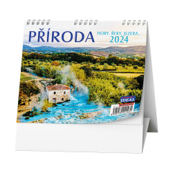 Kalendář Stolní kalendář - IDEÁL - Příroda, hory, řeky, jezera…