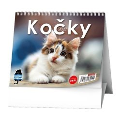 Stolní kalendář - IDEÁL - Kočky /s kočičími jmény/