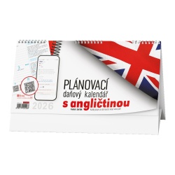 Kalendář Stolní kalendář - Plánovací daňový kalendář s angličtinou