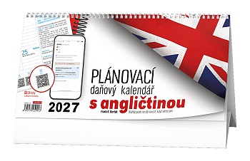 Stolní kalendář - Plánovací daňový kalendář s angličtinou