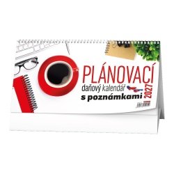 Stolní kalendář - Plánovací daňový kalendář s poznámkami