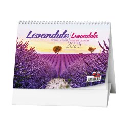 Kalendář Stolní kalendář - Levandule
