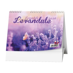 Kalendář Stolní kalendář - Levandule