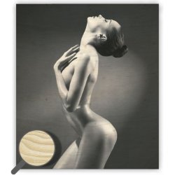Kalendář Dřevěný obraz Woman