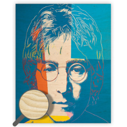 Dřevěný obraz John Lennon