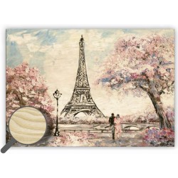 Kalendář Dřevěný obraz Eiffel Tower