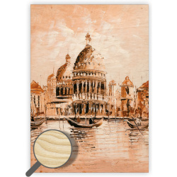 Kalendář Dřevěný obraz Venezia II.