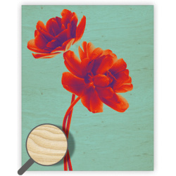 Kalendář Dřevěný obraz Tulip