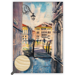 Kalendář Dřevěný obraz Aquarelle