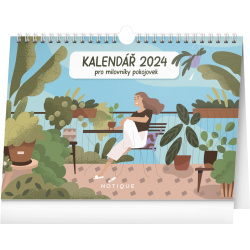 Kalendář Stolní kalendář pro milovníky pokojovek 2024, 30 × 21 cm