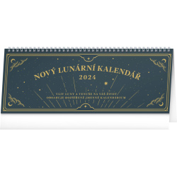 Kalendář Stolní kalendář Nový lunární kalendář 2024, 33 × 12,5 cm