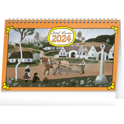 Kalendář Stolní kalendář Josef Lada 2024, 23,1 × 14,5 cm