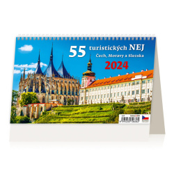 Kalendář Kalendář 55 turistických NEJ Čech, Moravy a Slezska