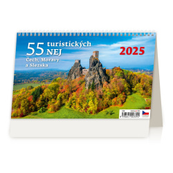 Kalendář Kalendář 55 turistických NEJ Čech, Moravy a Slezska