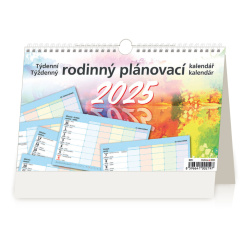 Kalendář Týdenní rodinný plánovací kalendář