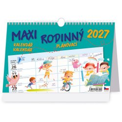 Kalendář Maxi rodinný plánovací kalendář