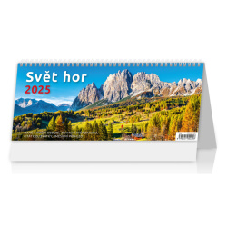Kalendář Plánovací kalendář Svět hor