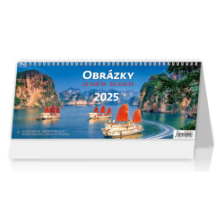 Kalendář Plánovací kalendář Obrázky ze světa